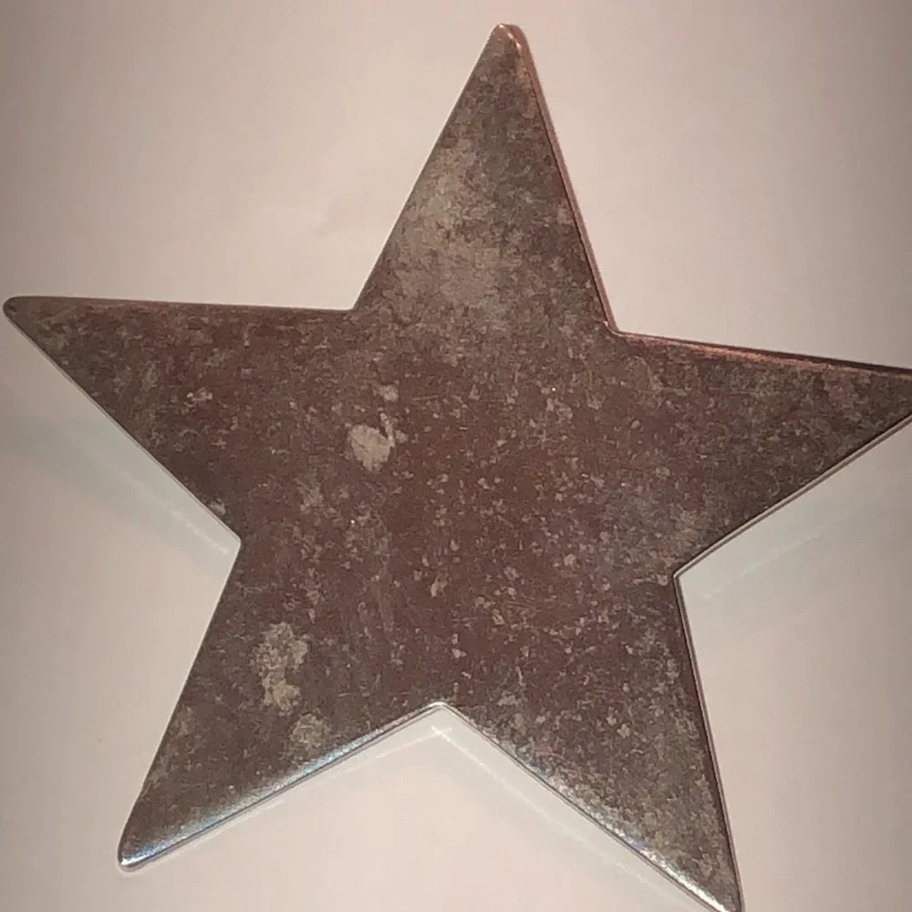 Silver Tone Vintage Star Brooch